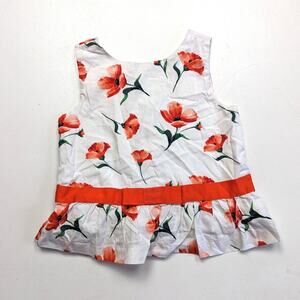 Janie and Jack Top Girls Size 3 Floral Tank Top 2017